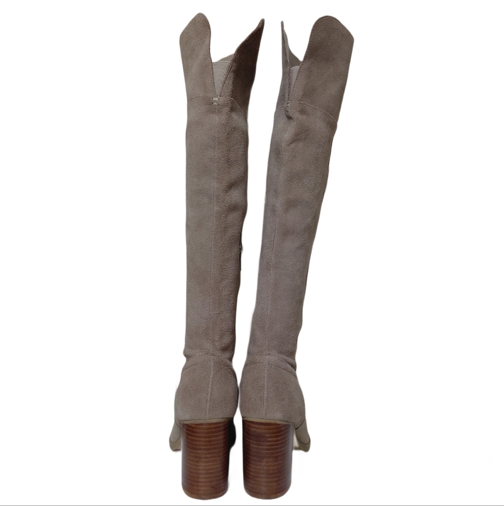 Steve Madden Taupe Suede Over-the-Knee Boots Size 9.5 - Picture 7 of 11